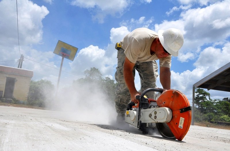 Man Snow Winter Asphalt Construction Weather 755419 Pxhere.com