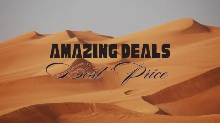desert safari tour deals